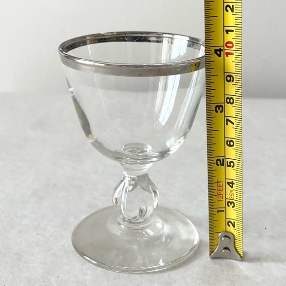 Vintage Mid-Century 1950s Libbey Glass Barware 3003-15 Champagne Set of 6 - Picture 6 of 7